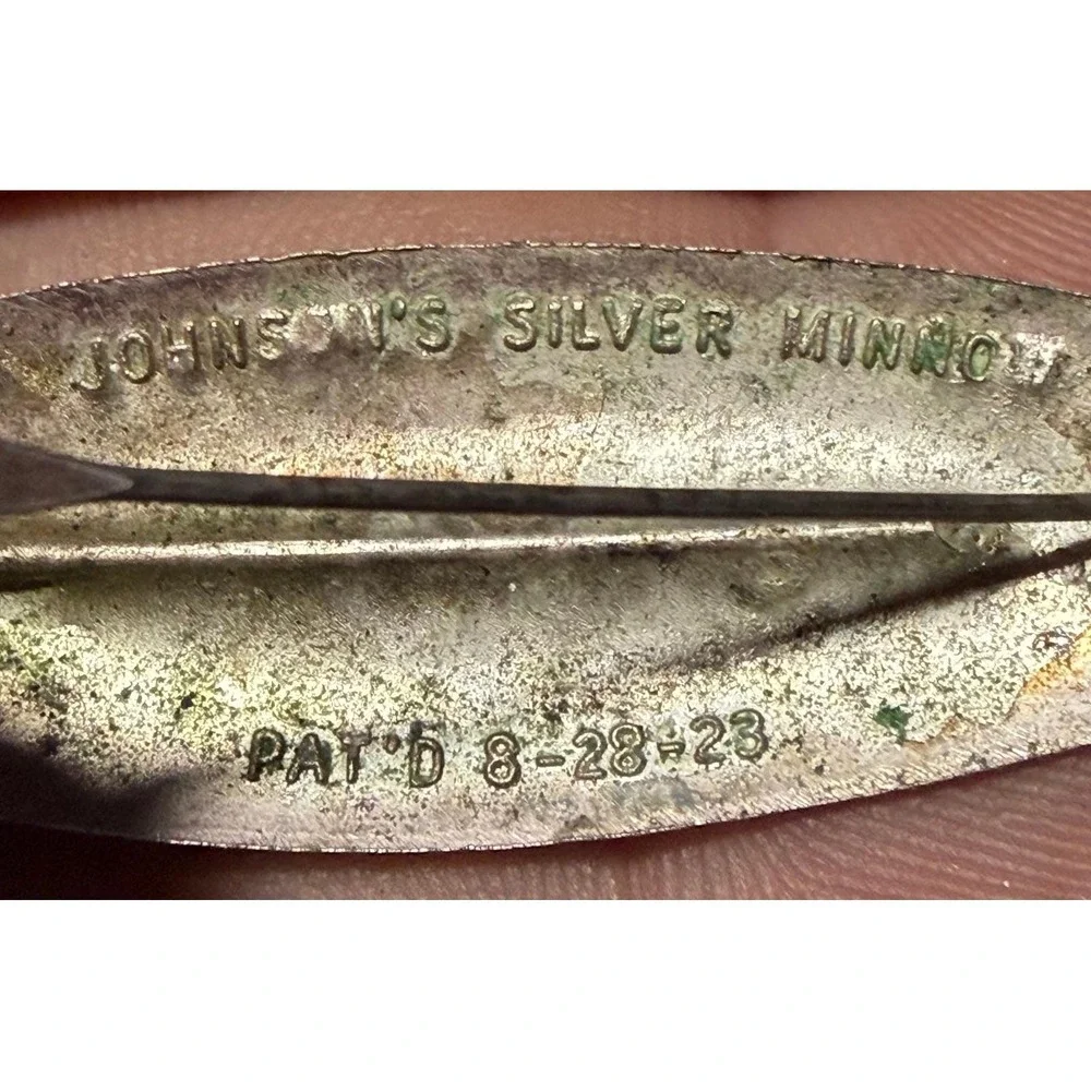 VTG Fishing Lure Lot Red Eye Wiggler Johnsons Silver Minnow Chruscz Spoonfish